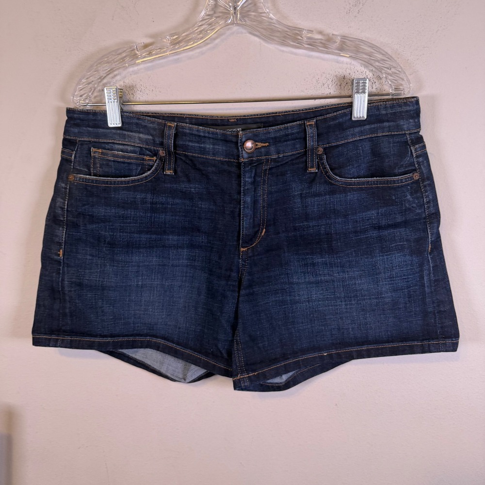 Joe's Jeans Womens Chrissy Denim Shorts Dark Wash 31